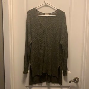 Long Sleeve Slouchy V-Neck Sweater